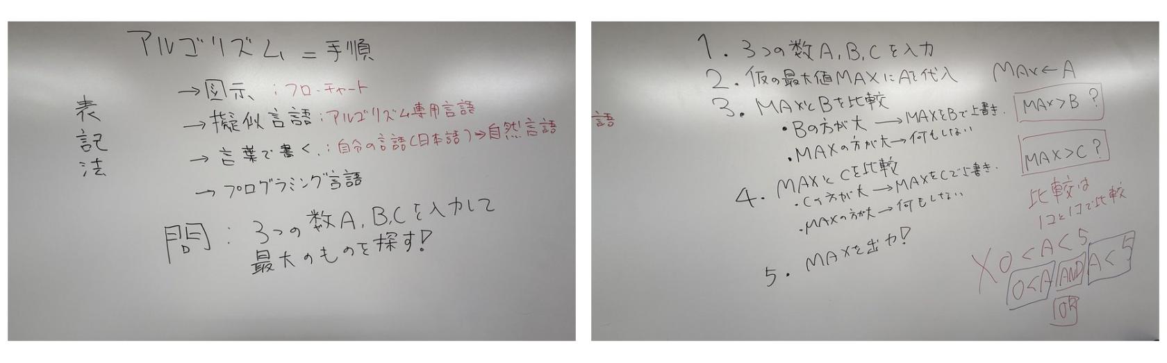 7/13の板書